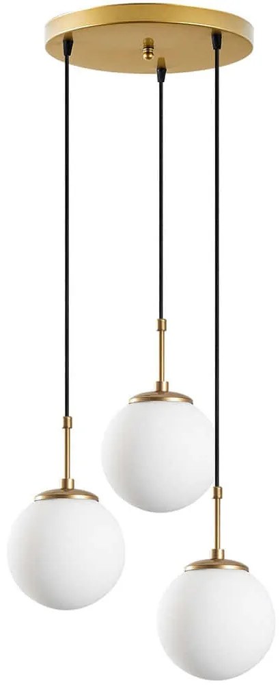 Φωτιστικό Οροφής Orbital 521SHN3463 45x45x120cm 3xE27 40W Gold Opviq