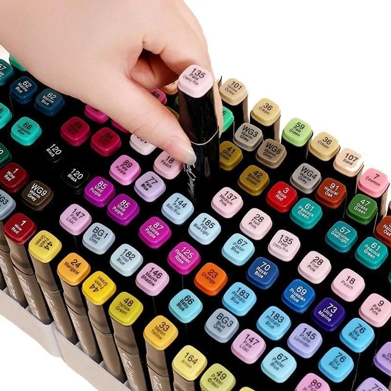 TOUCH Double-Sided Μαρκαδόροι Ζωγραφικής με Διπλή Μύτη σε 60 Χρώματα