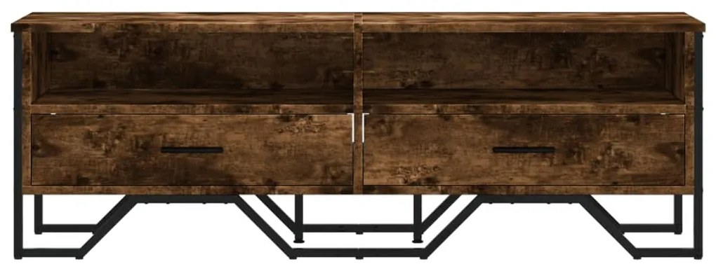 vidaXL Έπιπλο Τηλεόρασης Καπνιστή Δρυς 122x34x41εκ. Επεξεργασμένο Ξύλο