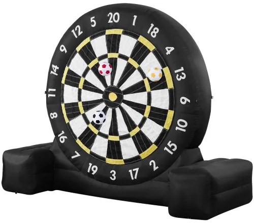 VEVOR Inflatable Soccer Dart Board over 8 ft High with 9 Kick Balls &amp; Air Pump