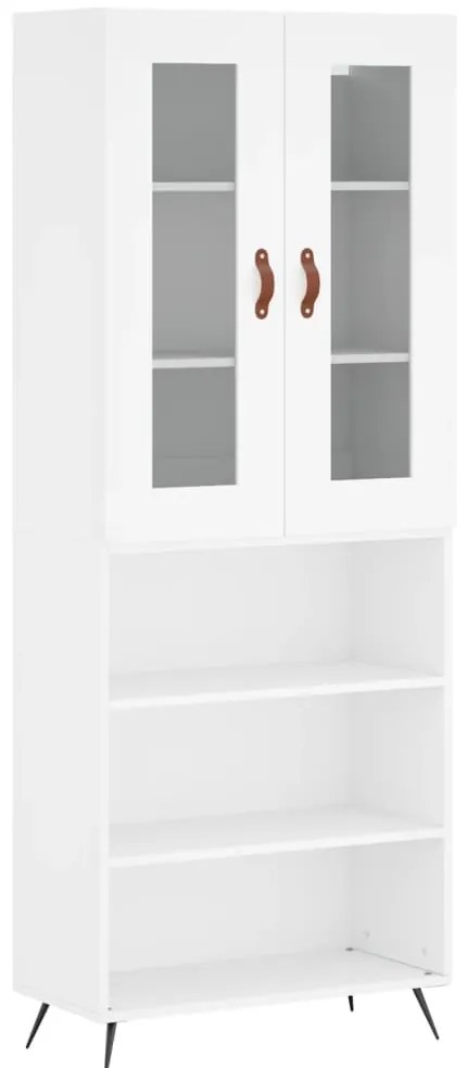 vidaXL Ντουλάπι Λευκό 69,5x34x180 εκ. από Επεξεργασμένο Ξύλο