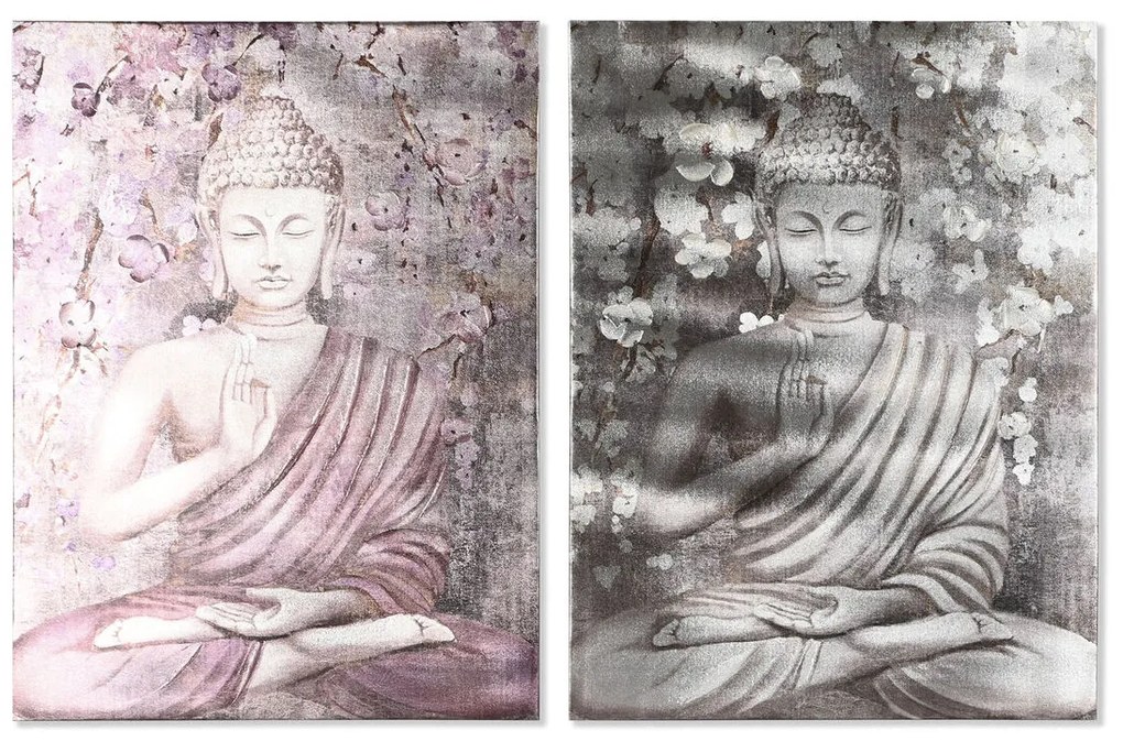 Καμβάς Home ESPRIT Τζίντζερ Καμβάς 60 x 2,7 x 80 cm