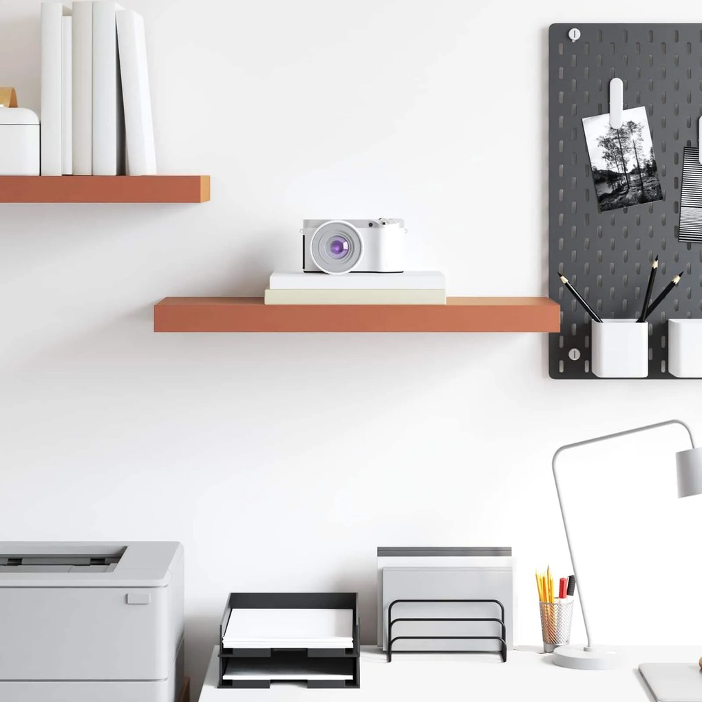 vidaXL Ράφι Τοίχου Κόκκινο 50 x 23 x 4 εκ. Επεξεργασμένο ξύλο