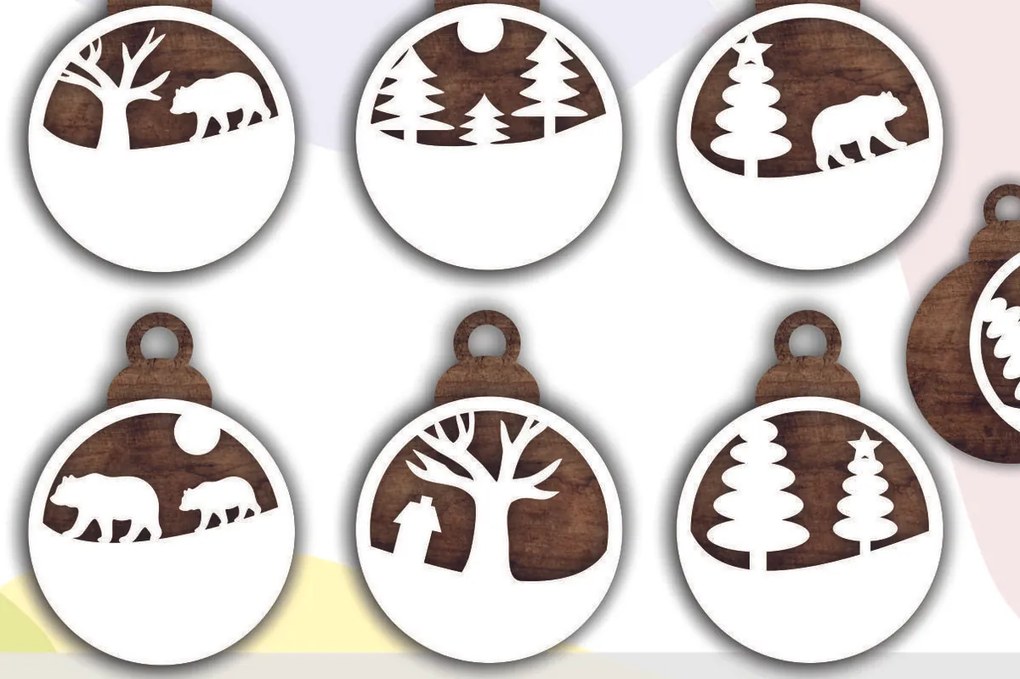 Intra απο ξύλο plywood 3mm-4mm πάχος Χριστουγεννιάτικη διακόσμηση Δίασταση 8x8 cm INTRAFABR-50304027