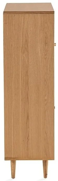 Ντουλάπι Springfield A108, Δρυς, 120x100x35cm, Ράφια, Ξύλο, Μερικώς συναρμολογημένο