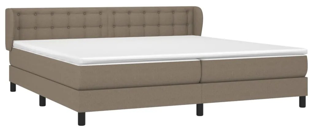 ΚΡΕΒΑΤΙ BOXSPRING ΜΕ ΣΤΡΩΜΑ TAUPE 200X200 ΕΚ. ΥΦΑΣΜΑΤΙΝΟ 3126593