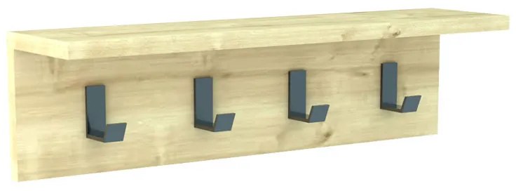 Κρεμάστρα Mulan pakoworld χρώμα φυσικό 60x16x14.5εκ Model: 120-000385