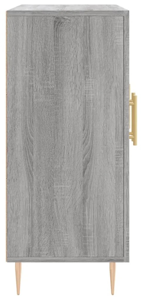 vidaXL Ντουλάπι Γκρι Sonoma 90 x 34 x 80 εκ. από Επεξεργασμένο Ξύλο