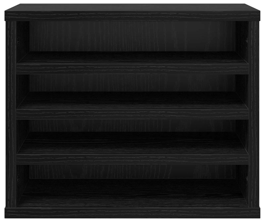 vidaXL Οργανωτής Γραφείου Μαύρη Δρυς 36x26x29.5 cm Επεξεργασμένο Ξύλο