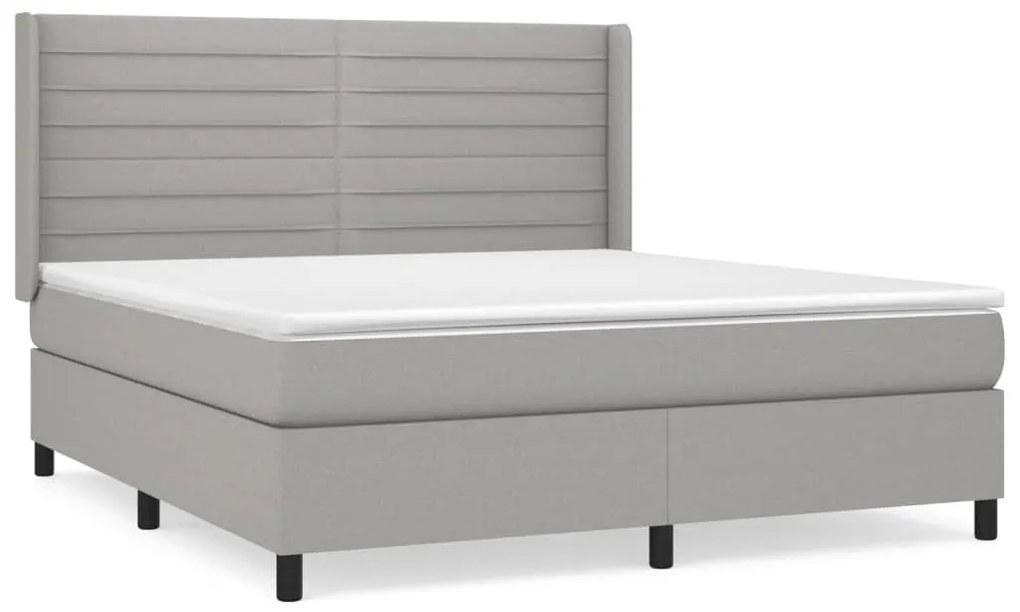 ΚΡΕΒΑΤΙ BOXSPRING ΜΕ ΣΤΡΩΜΑ ΑΝ. ΠΡΑΣΙΝΟ 160X200ΕΚ ΥΦΑΣΜΑΤΙΝΟ 3131521