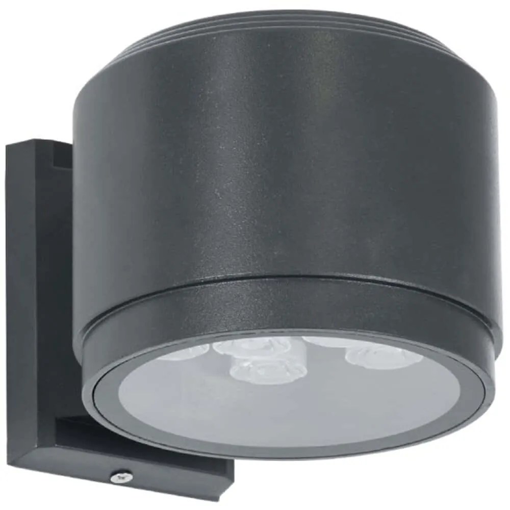 Φωτιστικό Τοίχου - Απλίκα Gona 90484 13x16,5x5cm Led 2280lm 24W 4500K Anthracite GloboStar