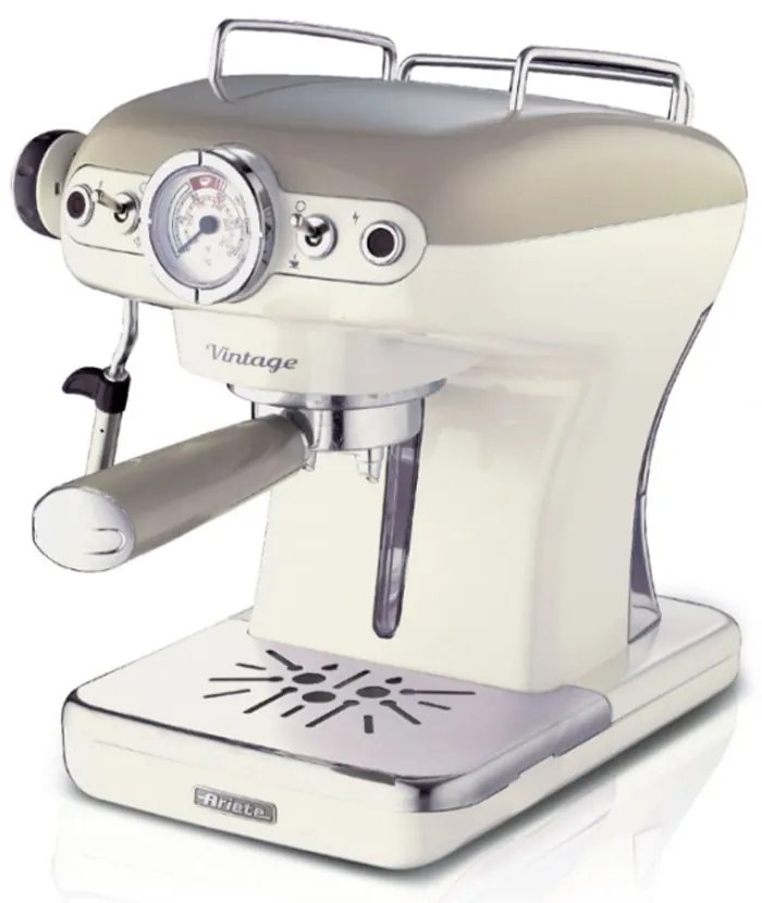 Καφετιέρα Espresso Vintage 1389/13 900W 15Bar Beige Ariete Μέταλλο