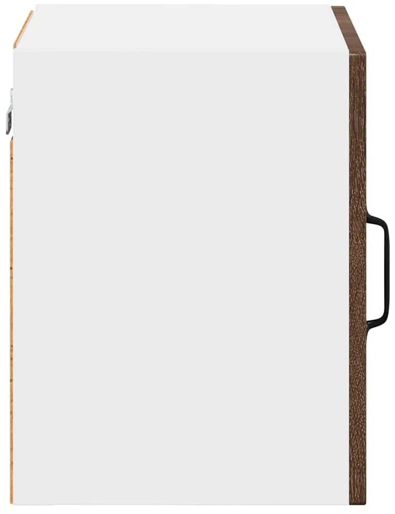 vidaXL Κρεμαστό ντουλάπι κουζίνας με ράφι Καφέ δρυς 40 x 31 x 40 εκ.