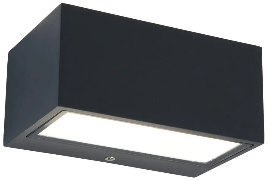 Φωτιστικό Τοίχου Gemini Small 5189102118 IP54 Led 4000K 6,5x8,9x14cm Dark Grey Lutec