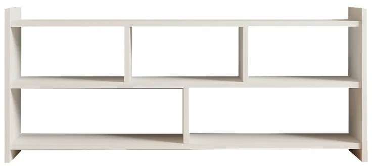 Έπιπλο τηλεόρασης Kapri pakoworld σε λευκή απόχρωση 120x28x55εκ (1 τεμάχια)
