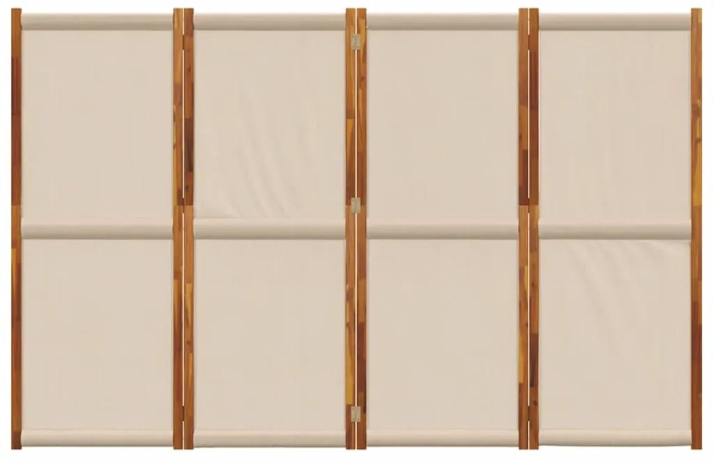 vidaXL Διαχωριστικό Δωματίου με 4 Πάνελ Taupe 280 x 180 εκ.