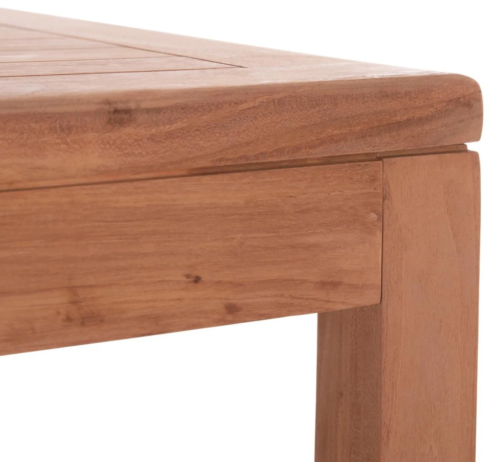 Τραπέζι Μπάρ Τετράγωνο PRESSCOT C18113 Ξύλο Teak Φυσικό 70x70x105Υ εκ. 70x70x105 εκ.