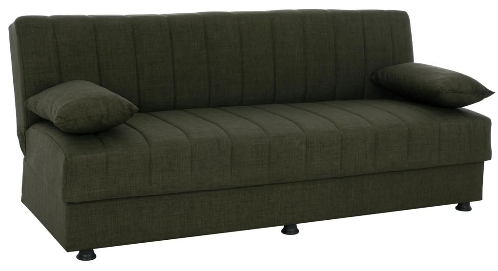 Καναπές - Κρεβάτι Andri 3θέσιος Σκούρο Λαδί 180x72x77 εκ. 180x72x77 εκ.