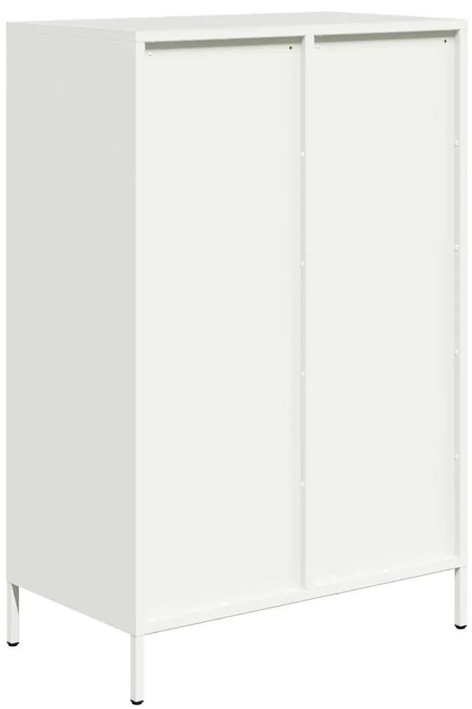 vidaXL Ντουλάπι Λευκό 68x39x101,5 εκ. από Χάλυβα