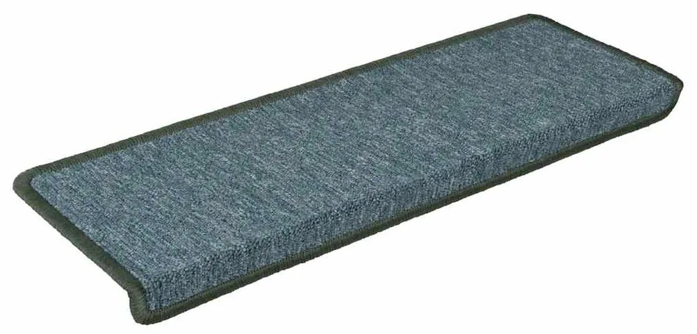 vidaXL Πατάκια Σκαλοπάτια 30 τεμ. 65x21x4 εκ. Σκούρο Πράσινο με Ορθογώνια Άκρη