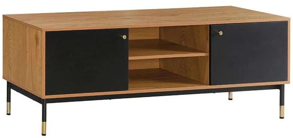 Έπιπλο Τηλεόρασης Living 0016-124-026 150x40x54cm Grey Oak-Black