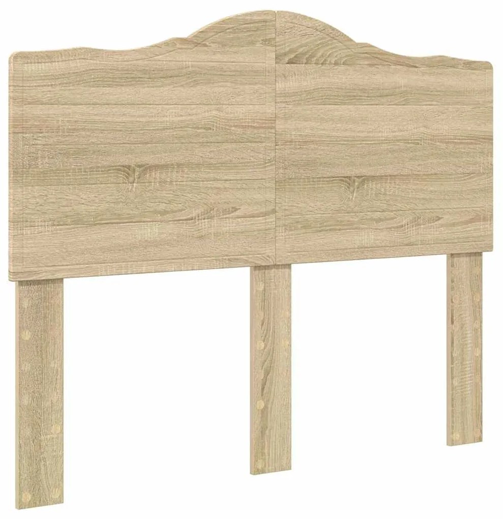 vidaXL Κεφαλάρι με κεφαλάρι Δρύς Sonoma 135 cm Επεξεργασμένο ξύλο