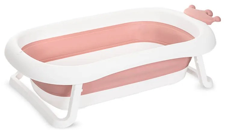 Πτυσσόμενη Μπανιέρα Μωρού Royal 83cm με Τάπα Nordic Pink 10131010006  Lorelli