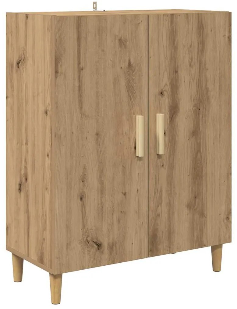 vidaXL Πλαϊνό γραφείο Artisan Oak 70 x 34 x 90 εκ. Επεξεργασμένο ξύλο