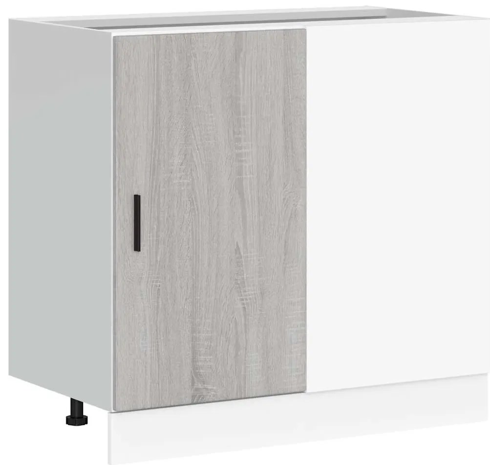 vidaXL Βάση Νιπτήρα &quot;Lyon&quot; Γκρι από Τεχνητό Ξύλο Sonoma