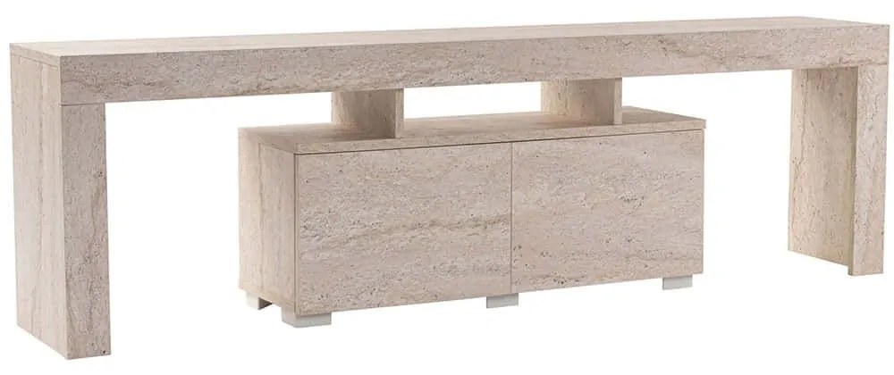 Έπιπλο Τηλεόρασης Enclave 241NRD1320 180x31,3x50cm Travertine Beige