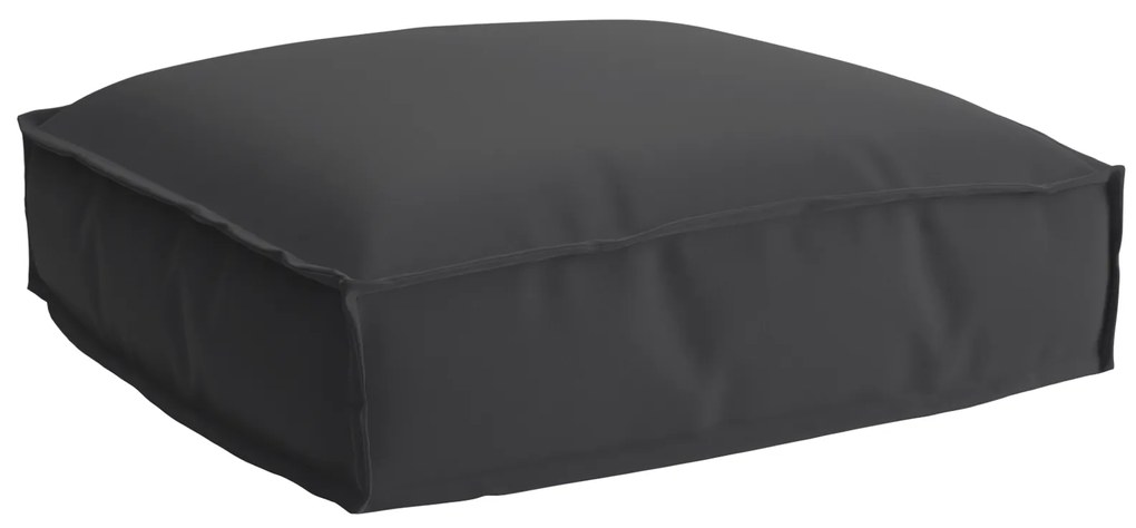 vidaXL Μαξιλάρι Παλέτας για Κάθισμα Μαύρο 50x50x12 εκ. Oxford Fabric