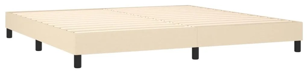 ΚΡΕΒΑΤΙ BOXSPRING ΜΕ ΣΤΡΩΜΑ ΚΡΕΜ 200X200 ΕΚ. ΥΦΑΣΜΑΤΙΝΟ 3129822