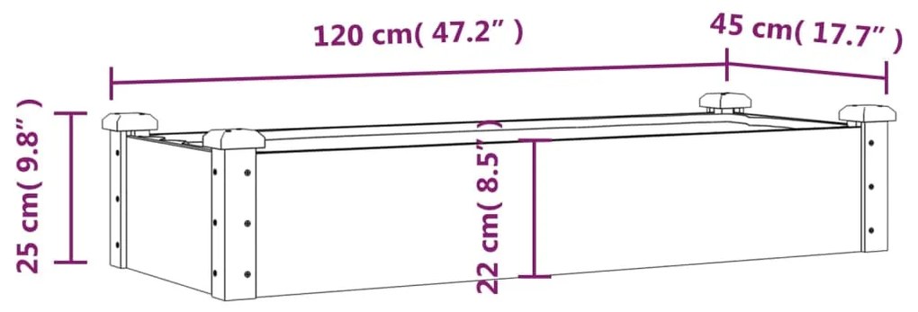 ΖΑΡΝΤΙΝΙΕΡΑ ΥΠΕΡΥΨ. ΜΕ ΕΠΕΝΔΥΣΗ ΓΚΡΙ 120X45X25 ΕΚ. ΜΑΣΙΦ ΕΛΑΤΗ 364288