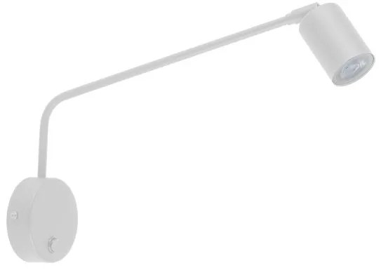 Απλίκα Φωτιστικό Τοίχου GU10 10W IP20 Logan TK Lighting-4744-Λευκό 4744