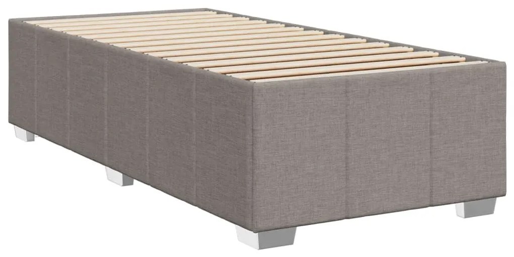 ΚΡΕΒΑΤΙ BOXSPRING ΜΕ ΣΤΡΩΜΑ TAUPE 80X200 ΕΚ. ΥΦΑΣΜΑΤΙΝΟ 3293792