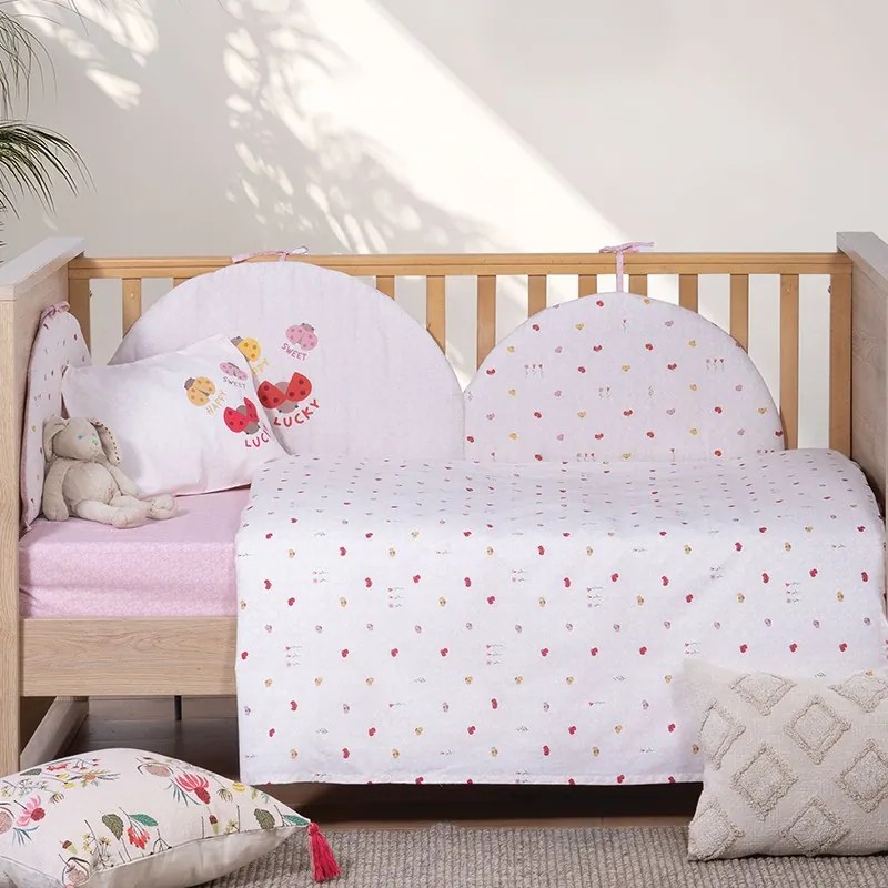 Σετ Σεντόνια Κούνιας 120x170 Lady Bug 5205495605258
