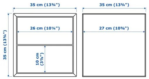 EKET ντουλάπι με 2 συρτάρια 304.289.20