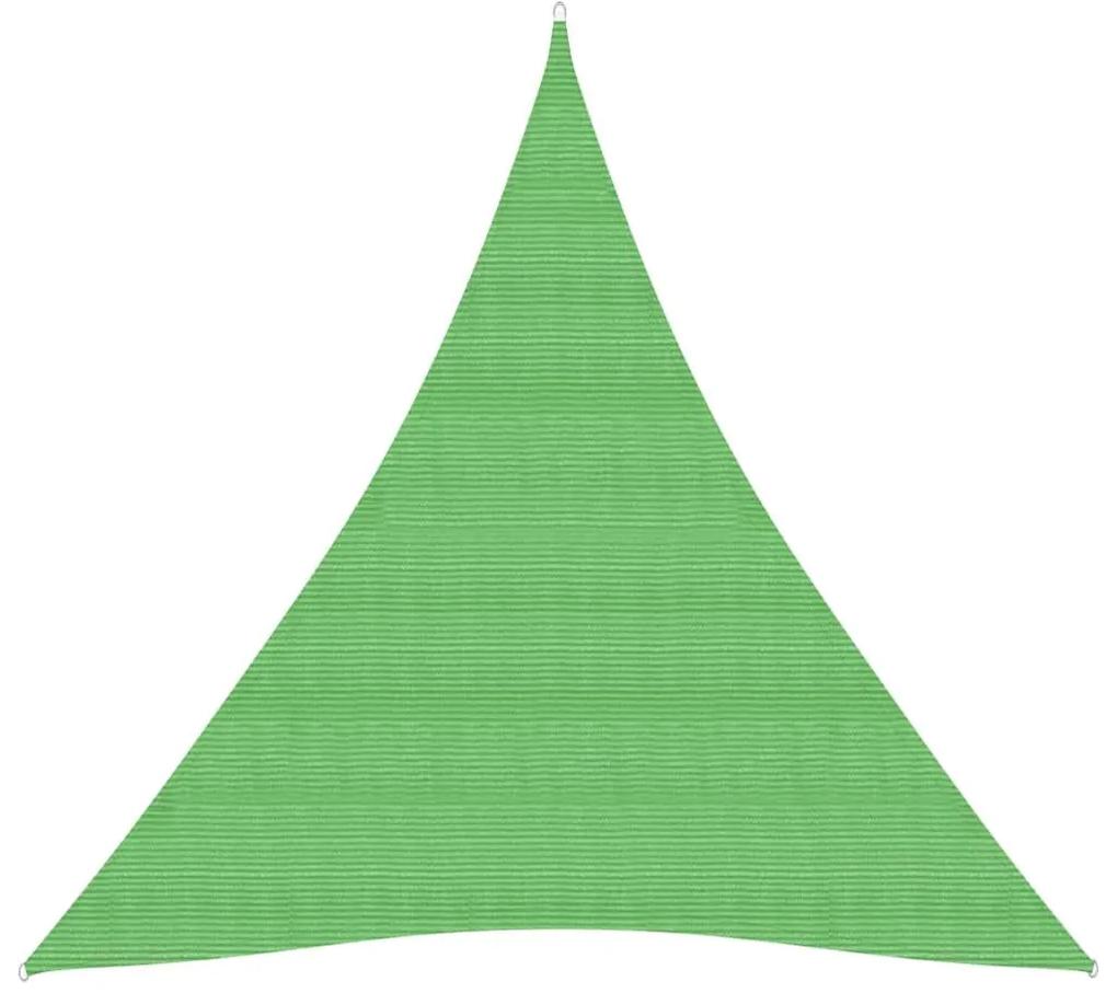 Πανί Σκίασης Ανοιχτό Πράσινο 5 x 6 x 6 μ. από HDPE 160 γρ./μ² - Πράσινο