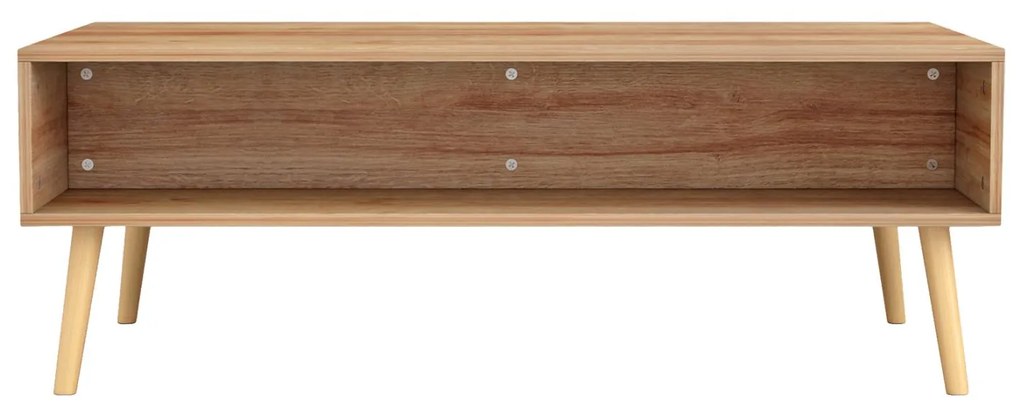 Τραπεζάκι σαλονιού COLM Rattan σε Φυσικό χρώμα 110x59x39,5Yεκ. 110x59x39.5 εκ.