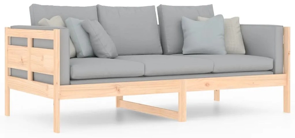 vidaXL Καναπές Κρεβάτι 90 x 190 εκ. από Μασίφ Ξύλο Πεύκου