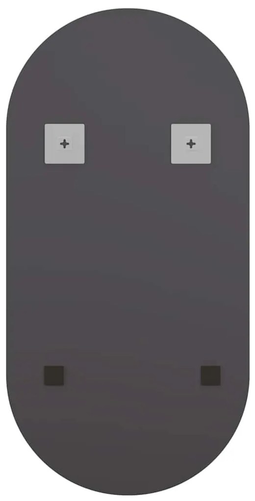 vidaXL Καθρέφτης με Φώτα LED 60x30 εκ. Γυαλί Οβάλ