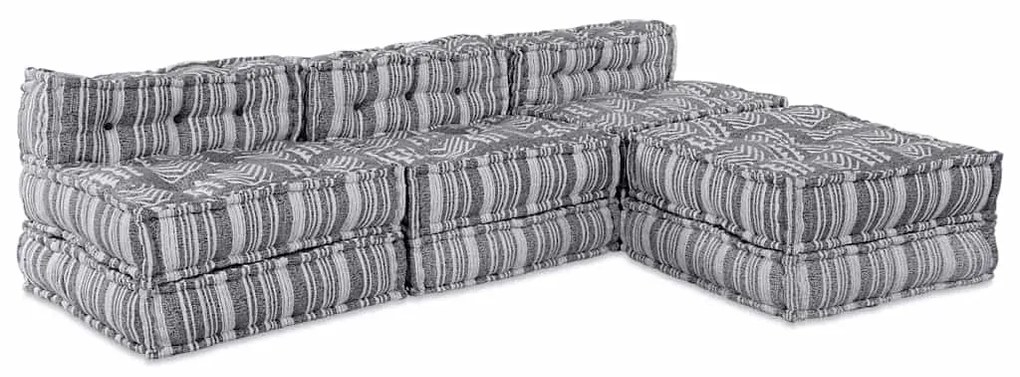 vidaXL Μαξιλάρι 4 pcs Ανοιχτό γκρι 70 x 70 x 54 εκ Πολυεστέρας