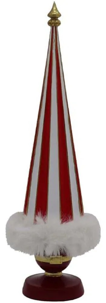 Χριστουγεννιάτικο Δεντράκι Red Tree Fur 030480 13x13x43cm