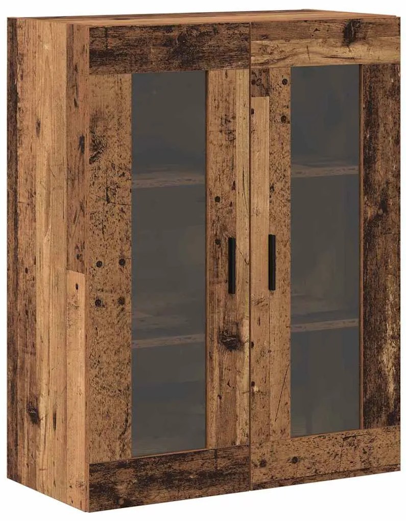 vidaXL Ντουλάπια Τοίχου 2 pcs Παλαιό ξύλο 69.5 x 34 x 90 εκ.