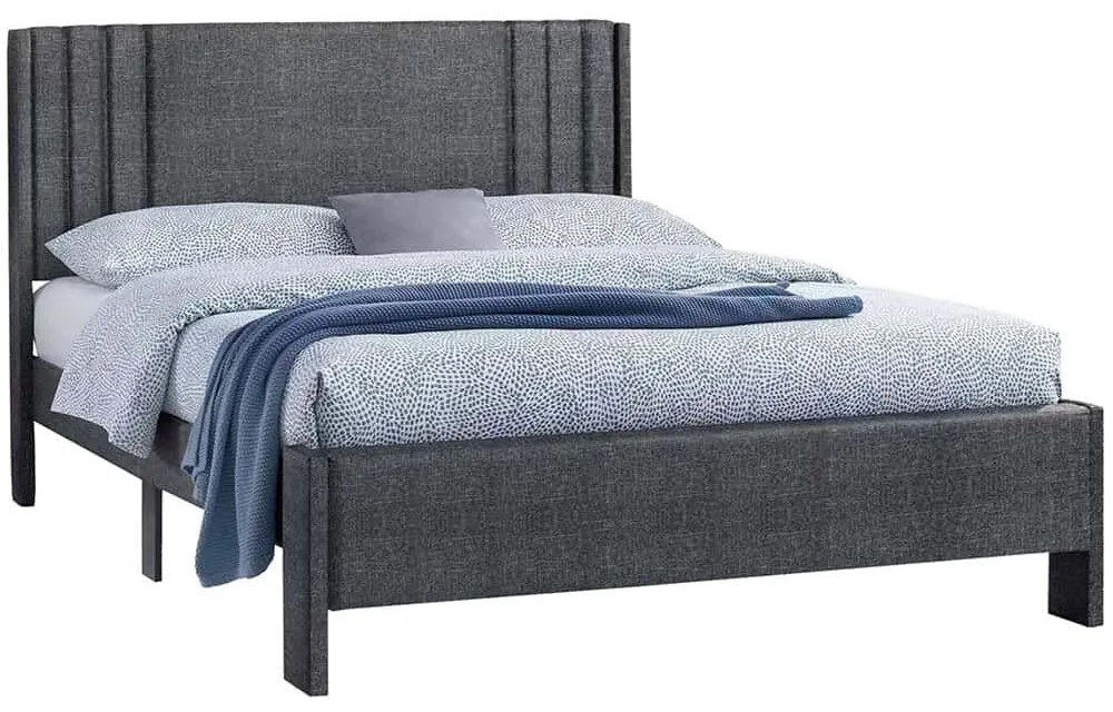Κρεβάτι Credence (Για Στρώμα 160x200cm) HM685.01 170x217x116cm Grey Double