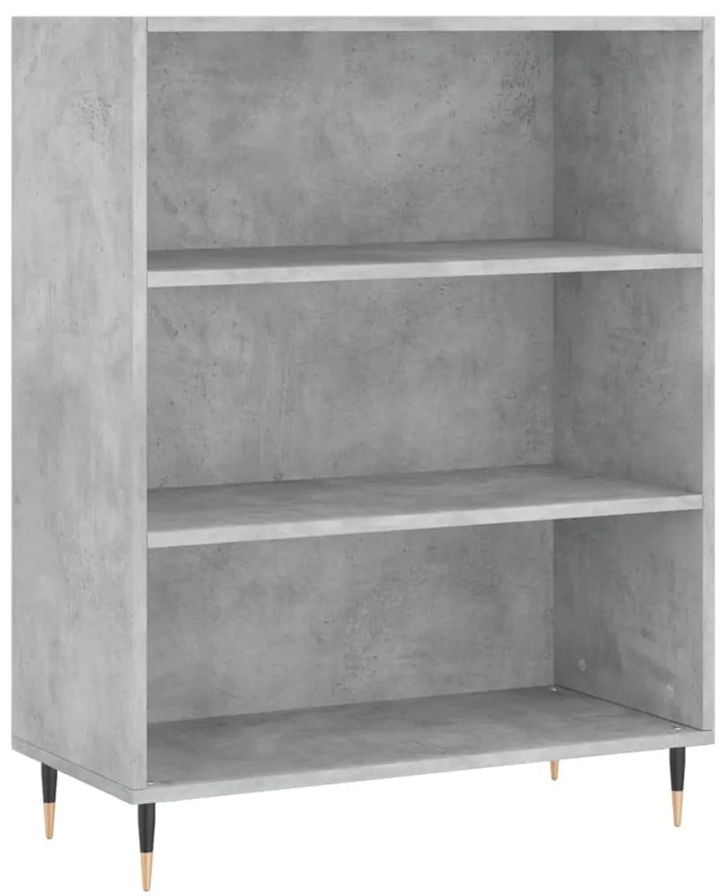 vidaXL Ντουλάπι Γκρι Σκυροδέματος 69,5x34x180 εκ. Επεξεργασμένο Ξύλο