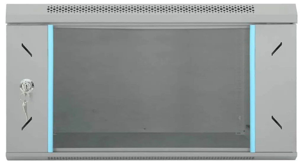 vidaXL Ντουλάπα δικτύου με αποθήκευση Γκρι 53 x 60 x 30 εκ Ατσάλι