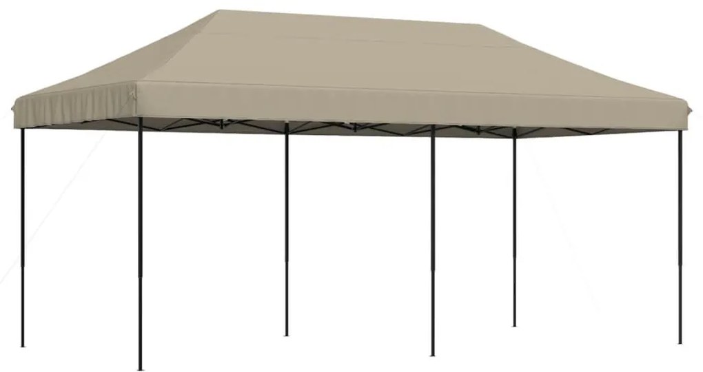 Τέντα Εκδηλώσεων Πτυσσόμενη Pop-Up Taupe 580x292x315 εκ. - Μπεζ-Γκρι