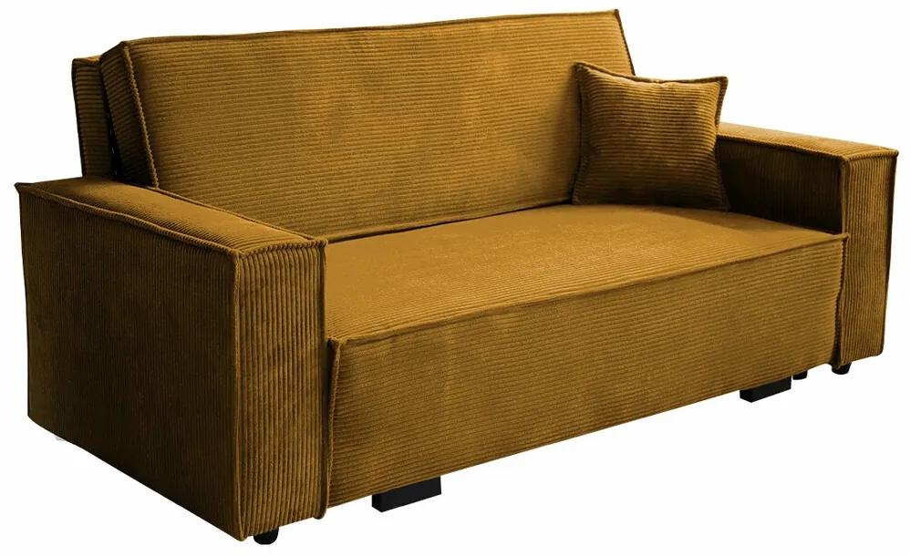 Καναπές κρεβάτι Columbus 185, Αριθμός θέσεων: 3, Αποθηκευτικός χώρος, 85x192x98cm, 79 kg, Πόδια: Ξύλο, Ξύλο: Πεύκο | Epipla1.gr