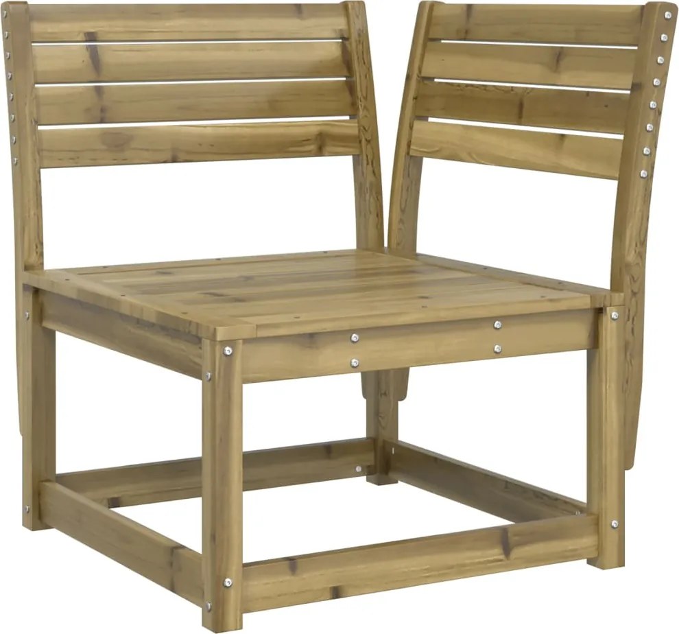 vidaXL Garden Sofa Φυσικά εμποτισμένο Treated solid pine wood